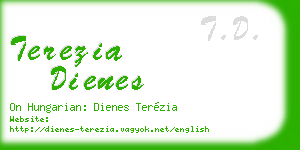 terezia dienes business card